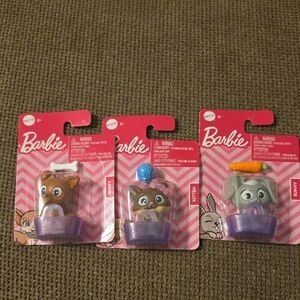 Barbie Animal Friends Set with Purple Baskets NWT